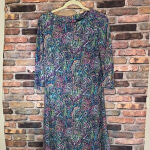 Tommy Hilfiger Boho Paisley Dress size 8